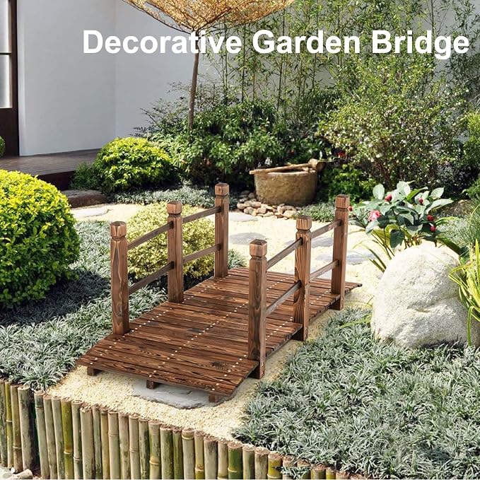 Giantex 5 ft Garden Bridge - Image 6