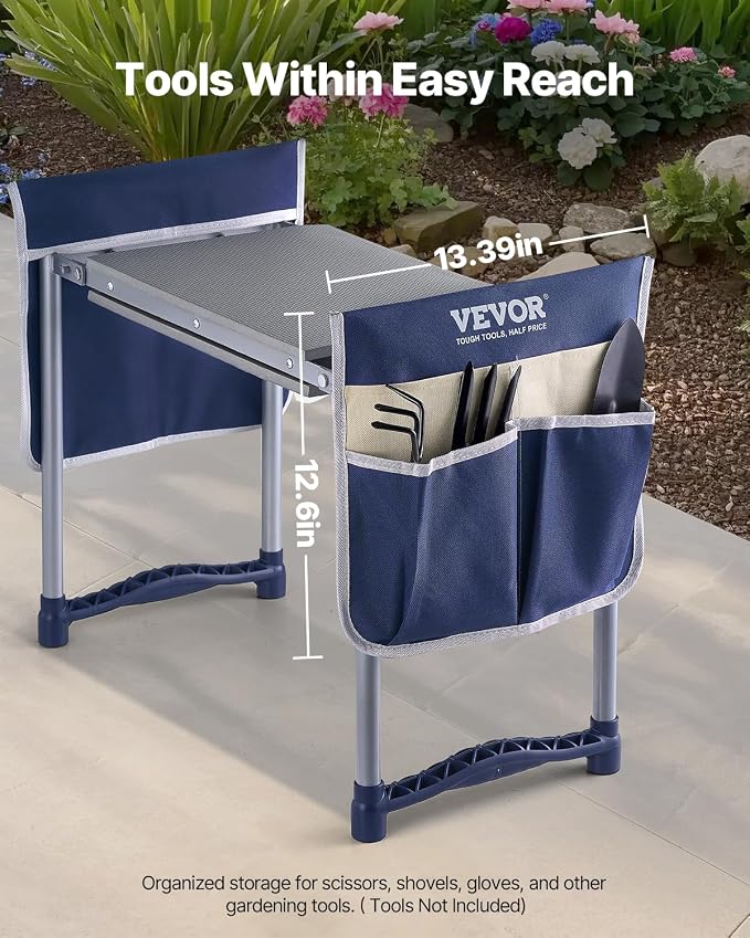VEVOR Garden Kneeler and Seat Heavy Duty, Portable Garden Stool - Image 7