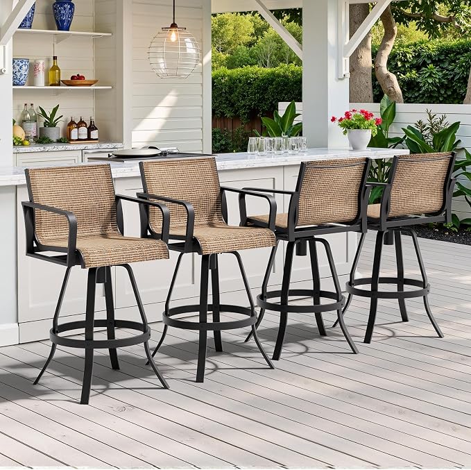 Crestlive Products Outdoor Swivel Bar Stools by CrestliveProducts