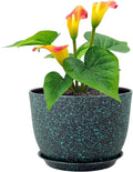 12 inch Large Plant Pots, Plastic Planters by Meowell