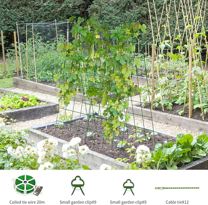 Cucumber Trellis 2 Pack, Twist Ties - Image 5