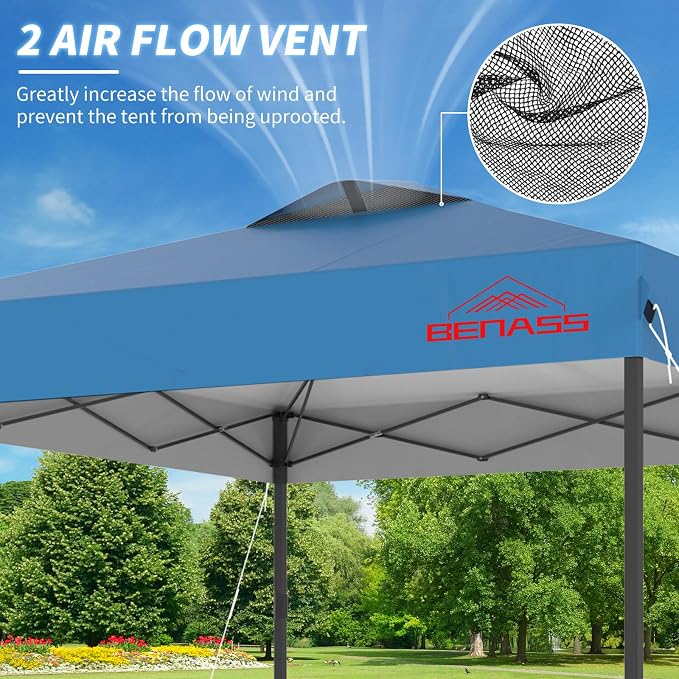12x12 Pop Up Canopy, Easy Up Canopy Tent, Heavy Duty Tents - Image 3
