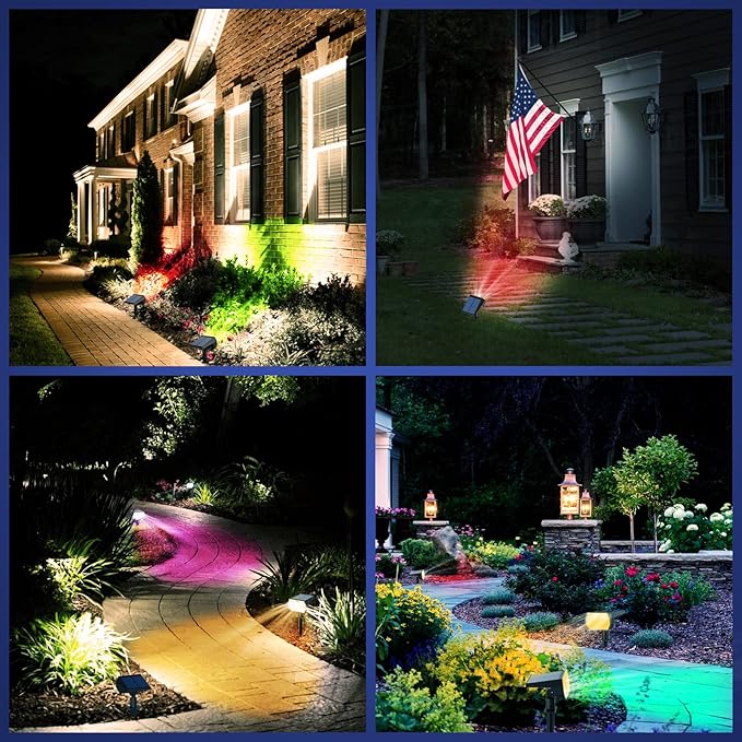 NYMPHY Solar Color Changing Lights, 7 Lighting Modes Solar Lights Outdoor - Image 6
