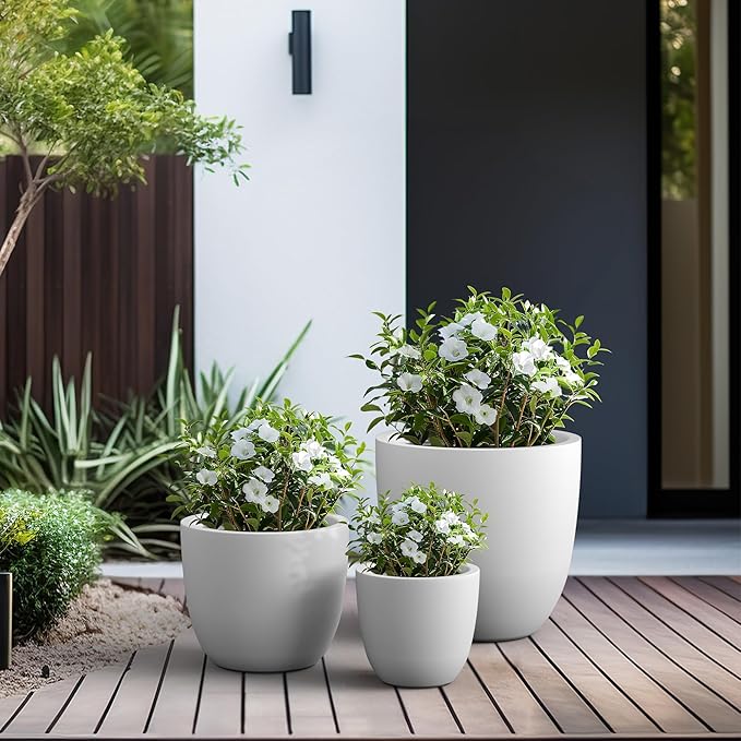 Kante 18", Outdoor Indoor Large Planter Pots - Image 4