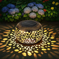 Solar Lantern Outdoor Patio Decor: Solar Lanterns Outdoor Waterproof Hollow Out by NFEVER