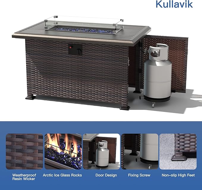 Kullavik 7 Pieces Outdoor Patio Furniture Set - Image 2
