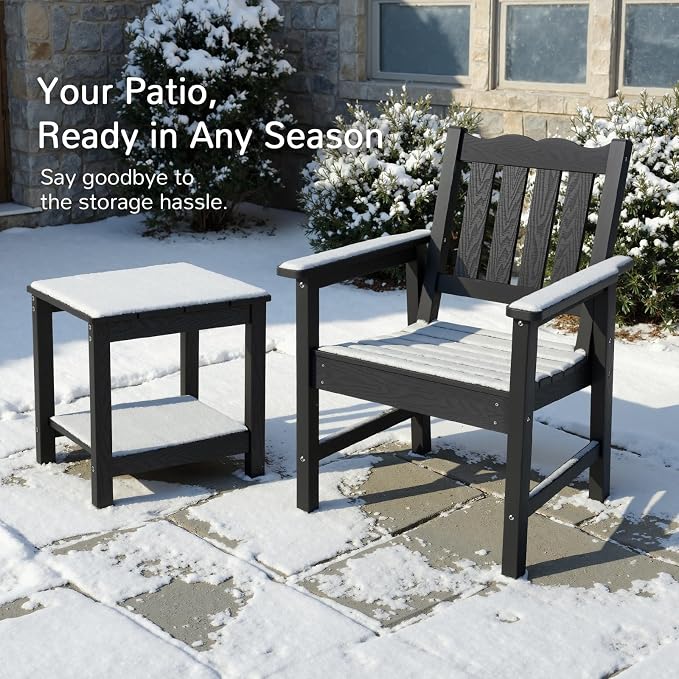 Stoog All-Weather Outdoor Chairs, Patio Dining Chair - Image 7