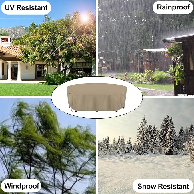 OutdoorLines Waterproof Curved Outdoor Sectional Cover - Image 7