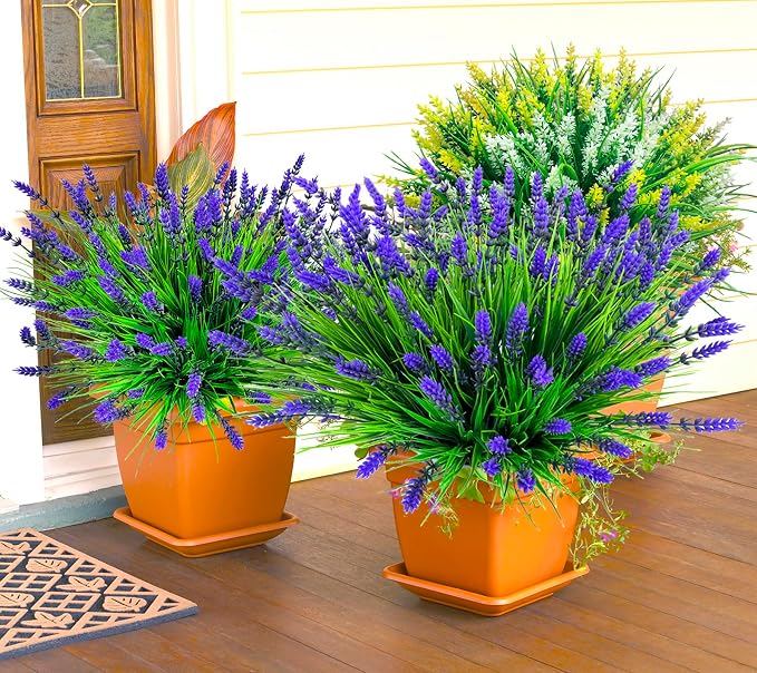 Artificial Plants Outdoor, Plastic Faux Plants - Image 2