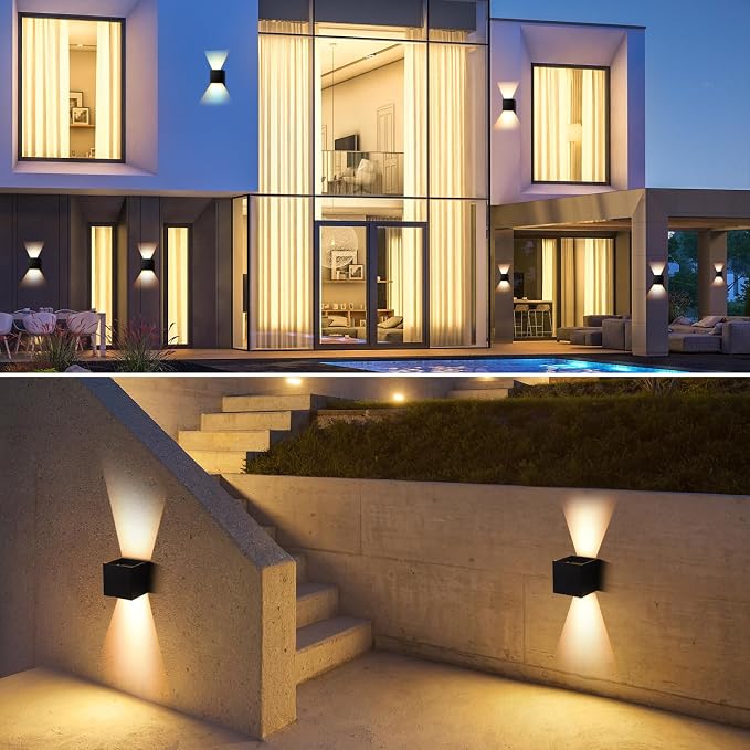 Outdoor Wall Lights Fixture 20W, 3000K Exterior Modern Front Porch Sconces - Image 5