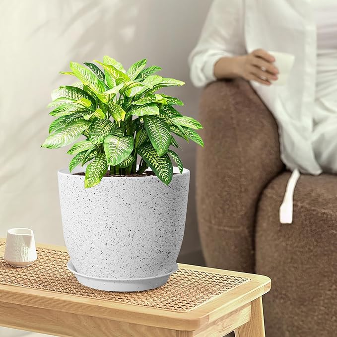 10/9/8 inch Medium Plant Pots, Flower Pots - Image 2