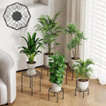 5-Pack Metal Plant Stands for Outdoor Indoor, Anti-Rust Iron Flower Pot Stand by NBPUJ