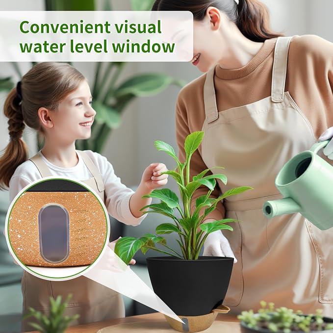 12/10/9/8 inch Self Watering Pots - Image 4