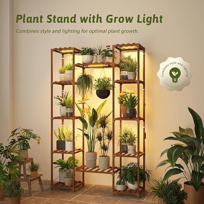 Plant Stand Indoor with Grow Lights - Image 4