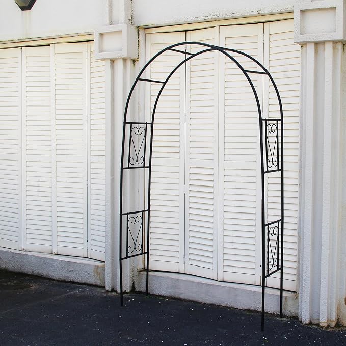 Iron Pergola Arbor Practical, Garden Arbor Arch, Metal Trellis Archway - Image 9