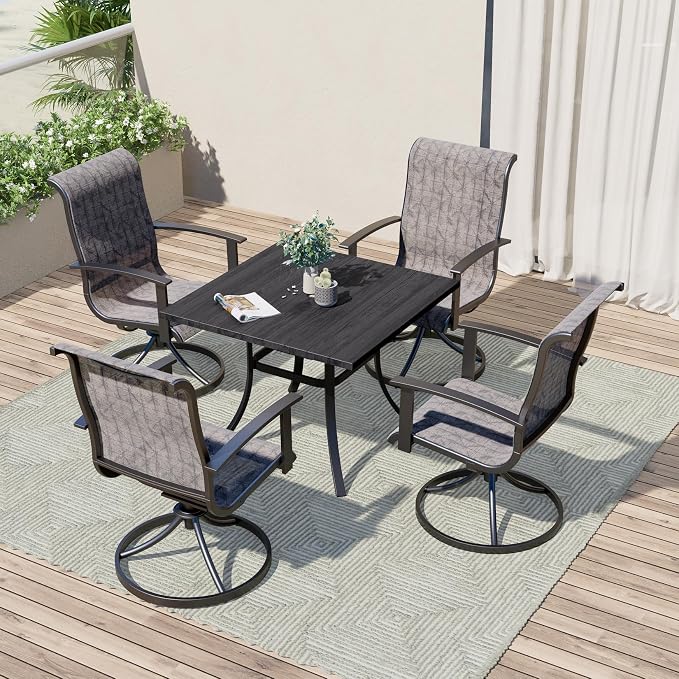 Grand patio Patio Dining Set for 4, Outdoor Dining Set by GrandPatio