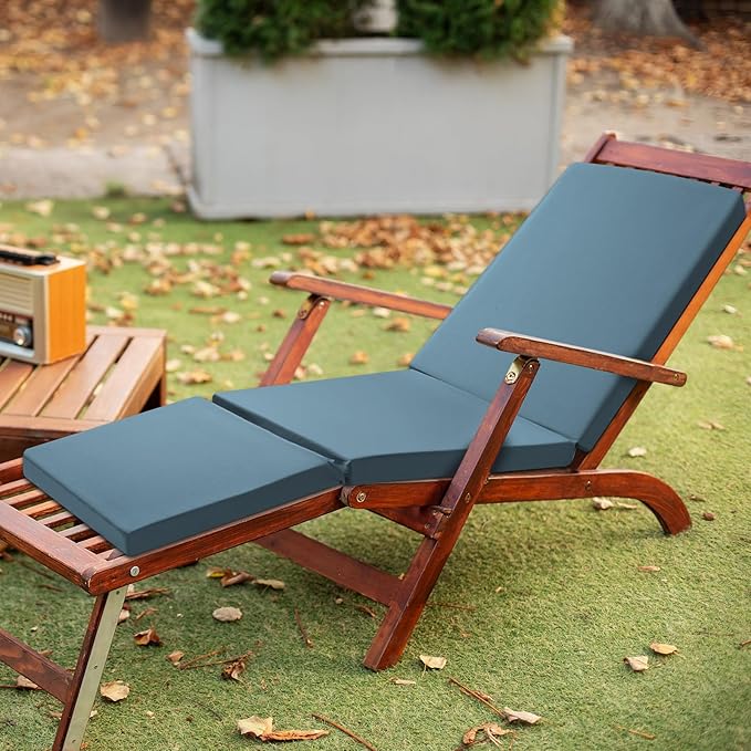 Pinkunn Chaise Lounge Cushion Waterproof Outdoor Lounge Chair Cushions 21 x 72 - Image 5