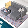 Patiorama 5 Piece Outdoor Patio Furniture Set, Outdoor Sectional Conversation by Patiorama