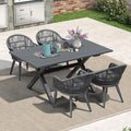 PURPLE LEAF 5 Pieces Patio Dining Set by PURPLELEAF