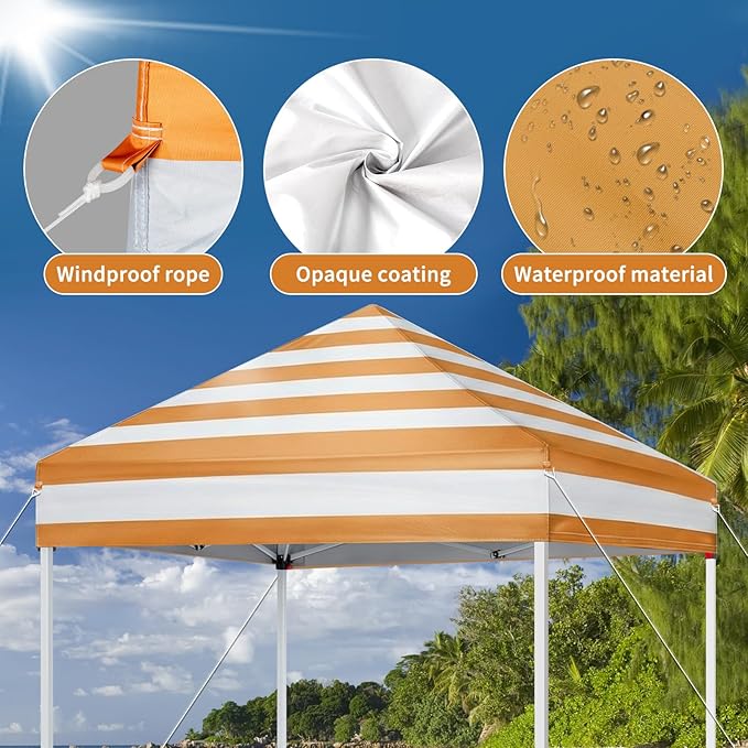 VINGLI 5x5 Pop Up Canopy Tent - Image 6