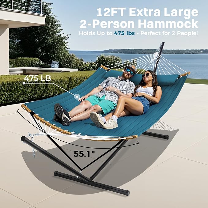 SUPERJARE Curved-Bar Hammock - Image 3