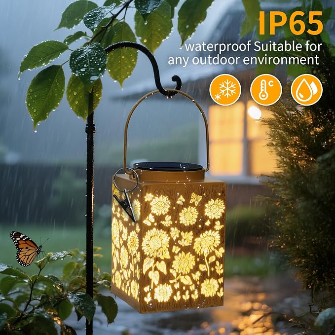2 Pack Solar Lanterns - Image 2