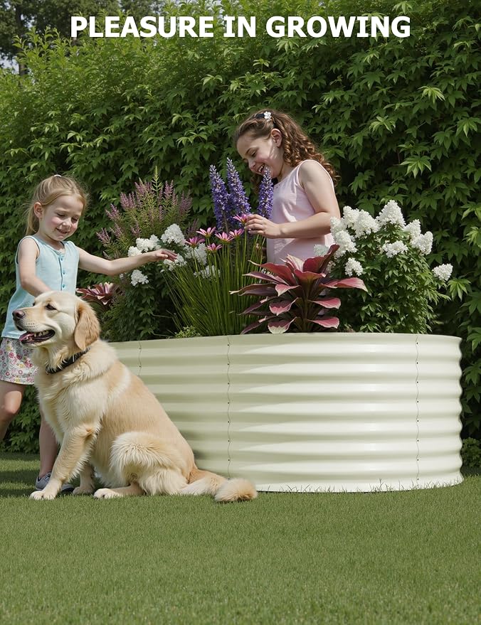 GarveeLife 6x3x2 ft Galvanized Raised Garden Bed - Image 6