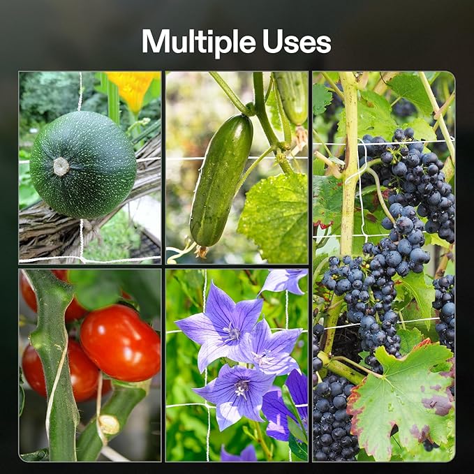 VIVOSUN 5 x 30 ft. Plant Trellis Netting, Heavy-Duty Polyester Grow Net - Image 7