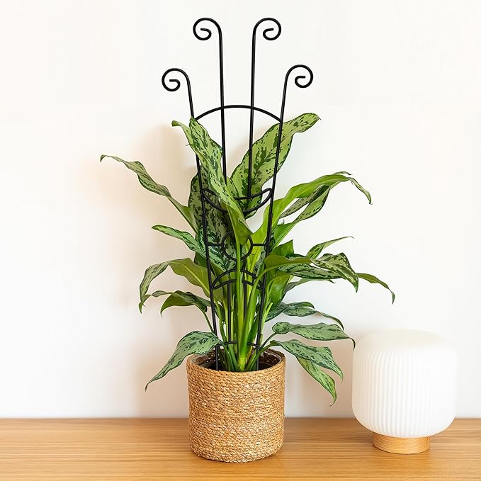 32.6in Plant Trellis for Climbing Plants Indoor, Expandable Large Metal Trellis - Image 9