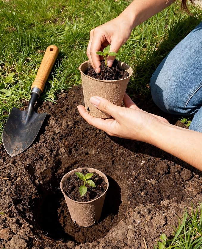 homenote Peat Pots, 3.15/4 Inch 120 Pcs Seed Starting Pots - Image 4
