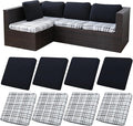8Pcs Stretch Patio Cushion Covers, Outdoor Couch Covers Replacement, Outdoor by BIETYONE