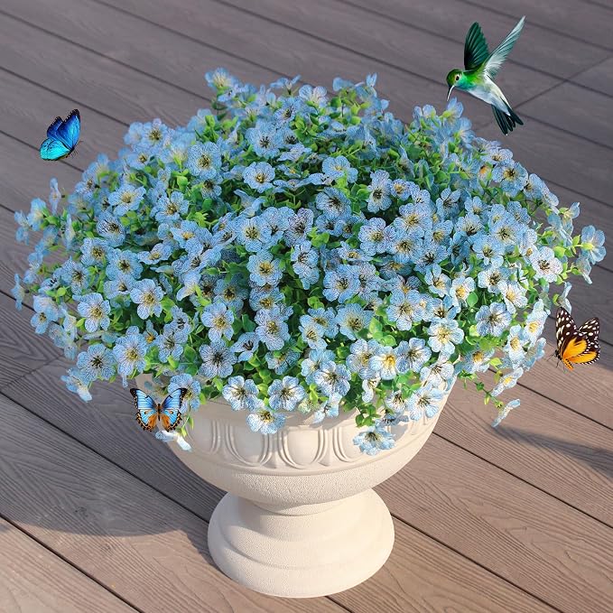 JAKY-Global Faux Artificial Plants Outdoor Flowers Spring Summer Decoration 16 by JAKY-Global