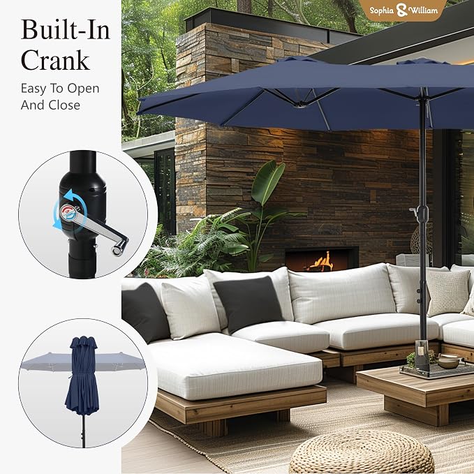 Sophia & William Patio Outdoor Table and Chairs Set - Image 2