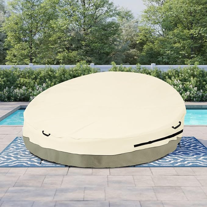 Bitubi 75 Inch Heavy Duty Waterproof Outdoor Daybed Cover - Image 5