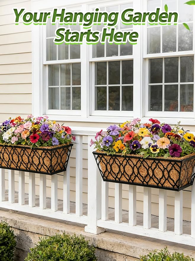 24in Tapered Coco Liners for Window Planter Box - Image 5