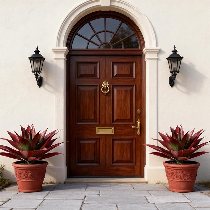 Ivydale Fake Plants 18 Inch Agave Artificial Plants Outdoor 2 PCS - Image 5