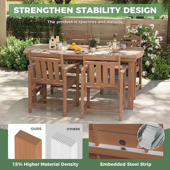 5-Piece Outdoor Dining Furniture Set - Image 4