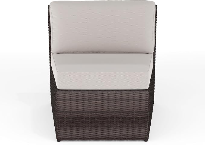 Martha Stewart Bedford Indoor-Outdoor Modular Patio Curved Sectional Sofa Seat - Image 11