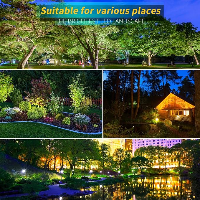 LED Landscape Lights, 5W 120V AC Outdoor Pathway Garden Yard Spotlight - Image 6