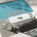 9-Piece Outdoor Dining Set for 8, 75.2" HDPE Table by PatioKingdom