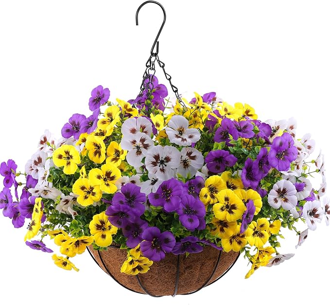 18 Pcs Artificial Fake Pansy Flowers - Image 5