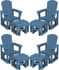 SERWALL Outdoor Glider Chair Set of 4 by SERWALL