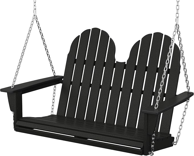 POLYWOOD® Vineyard Adirondack Chair Wood Swing by POLYWOOD