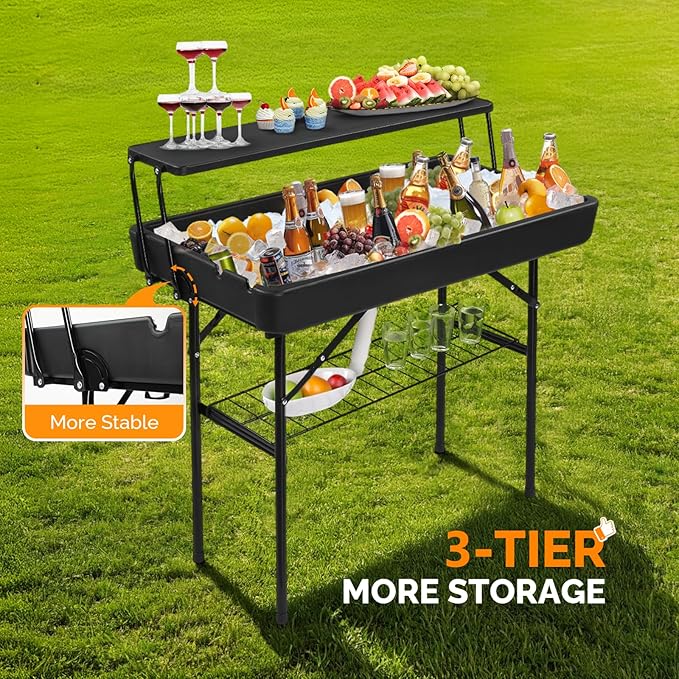 VINGLI Portable Cooler Table - Image 4