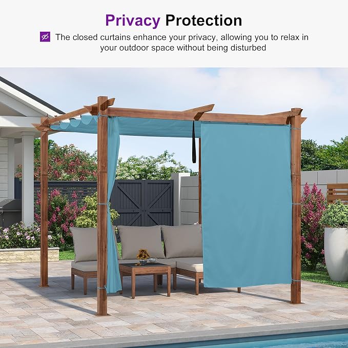 PURPLE LEAF 10' x 10' Pergola - Image 2