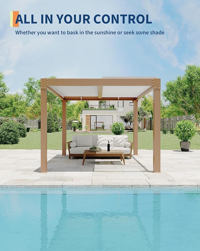 Garvee Louvered Pergola - Image 2