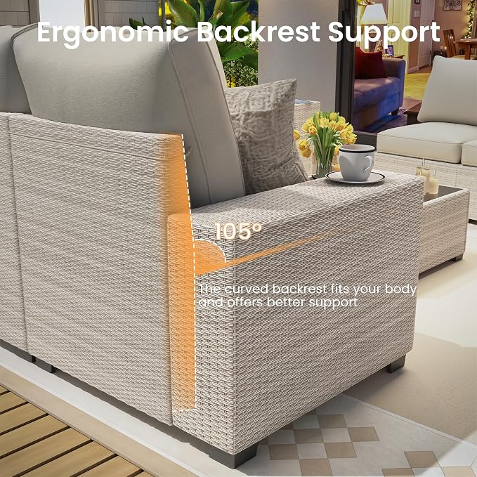 9 Piece Outdoor Patio Furniture Set - Image 9