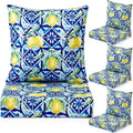 Hoteam 4 Set Outdoor Chair Patio Cushions 20 x 20 Inch Deep Seat Waterproof by Hoteam