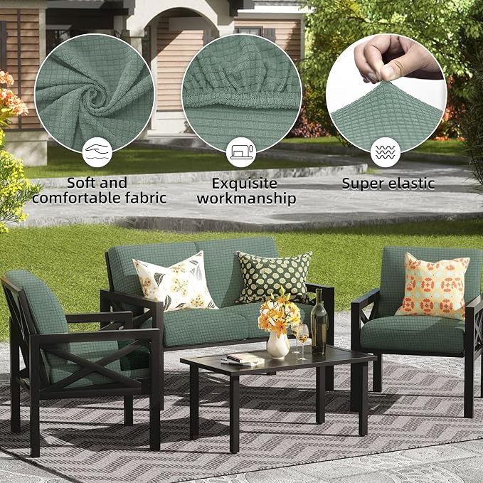 Outdoor Cushion Covers Set, Replacement - Image 3