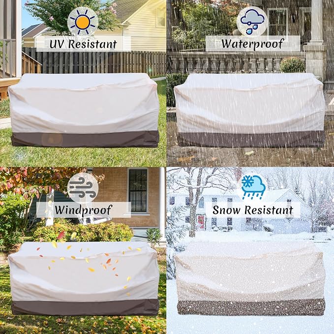 ovios Patio Furniture Covers, Outdoor Waterproof Cover - Image 5